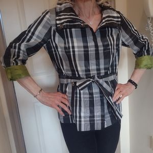 EUC Belted Light Jacket by PULI, Women's Size 10, Perfect Condition